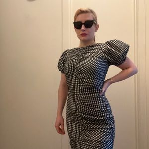 GANNI gingham dress fall ‘21